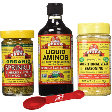 Bragg Sprinkle Herbs and Spices Seasoning, 1.5oz, 3 Pack